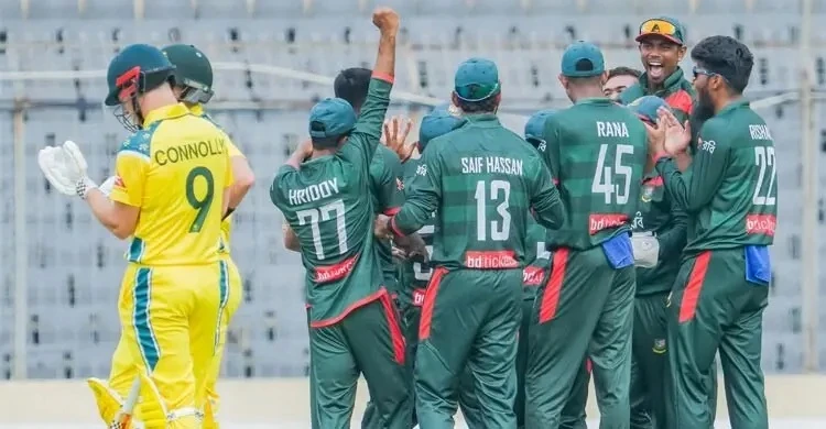 ২১ বছরের অপেক্ষার অবসান, অস্ট্রেলিয়াকে হারিয়ে ইতিহাস গড়ল বাংলাদেশ