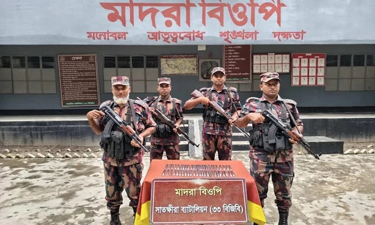 সাতক্ষীরা সীমান্তে ভারতীয় মালামাল জব্দ করেছে বিজিবি