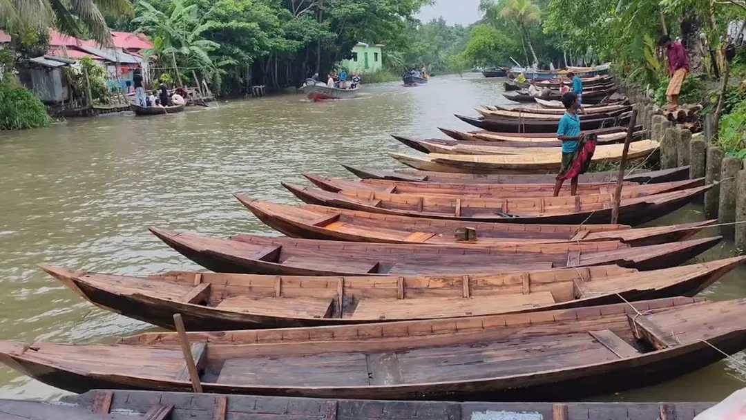 এ যেন নৌকার রাজ্য, কুড়িয়ানা খালের হাটে ঐতিহ্য ও জীবিকার মেলবন্ধন